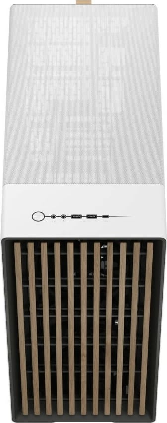 Kasë Fractal Design North XL RC Chalk White TG Clear, ATX, E-ATX, xham i temperuar, e bardhë