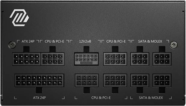 Kasë furnizimi MSI MAG A850GL PCIE5 II, 850 W, Full Modular, 80 Plus Gold, e zezë