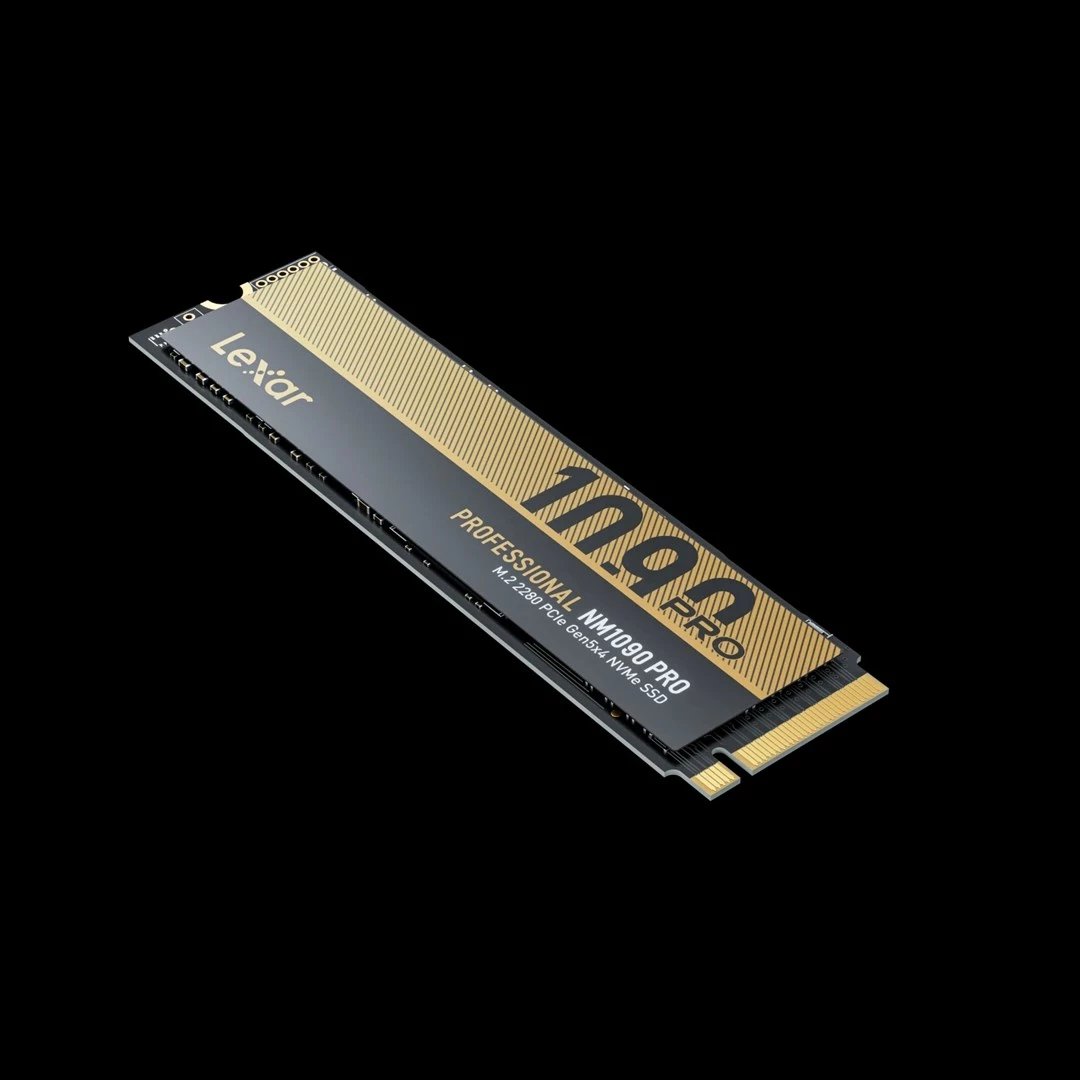SSD Lexar NM1090 Pro 2TB, M.2, PCIe Gen5, 14000/13000 MB/s, e zezë