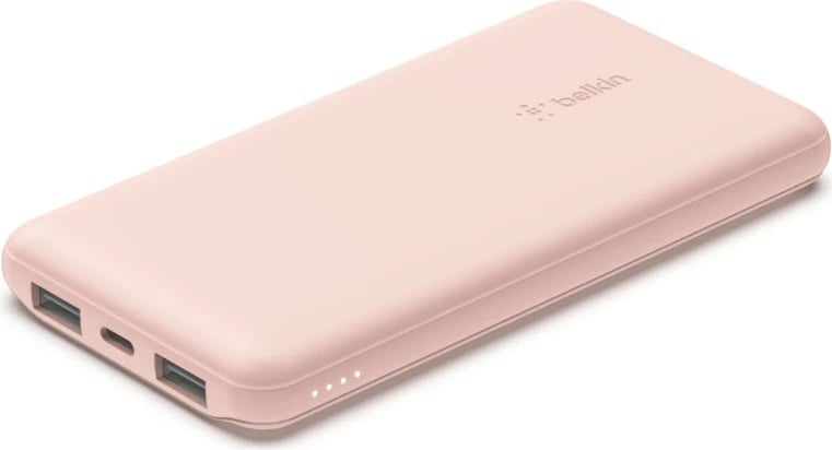 Powerbank Belkin BPB011btRG 10,000mAh, 15W, USB-A & USB-C, Rozë e artë