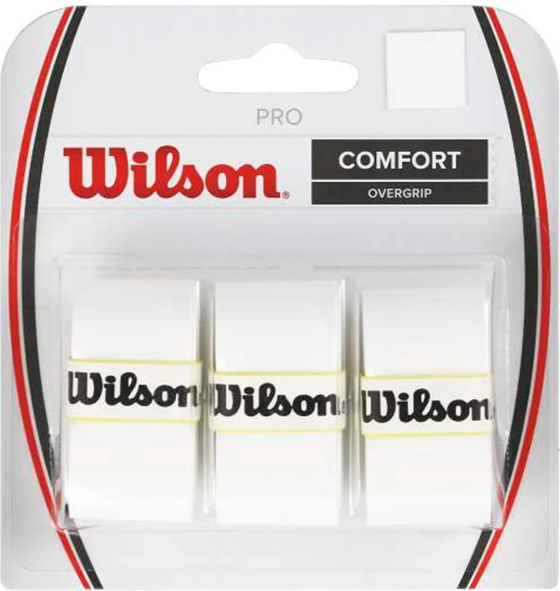 Overgrip për tenis Wilson, të bardha