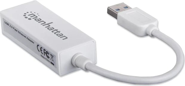 Konvertuesi Manhattan USB në RJ45, bardhë