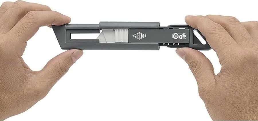 Prerës sigurie WEDO Cutter Safety Compact Keramik Cera-Safeline, plastikë, 145mm, antracit/bardhë