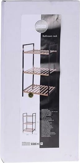 Raft bambu KOOPMAN me 3 rafte, H70x38x32.5cm