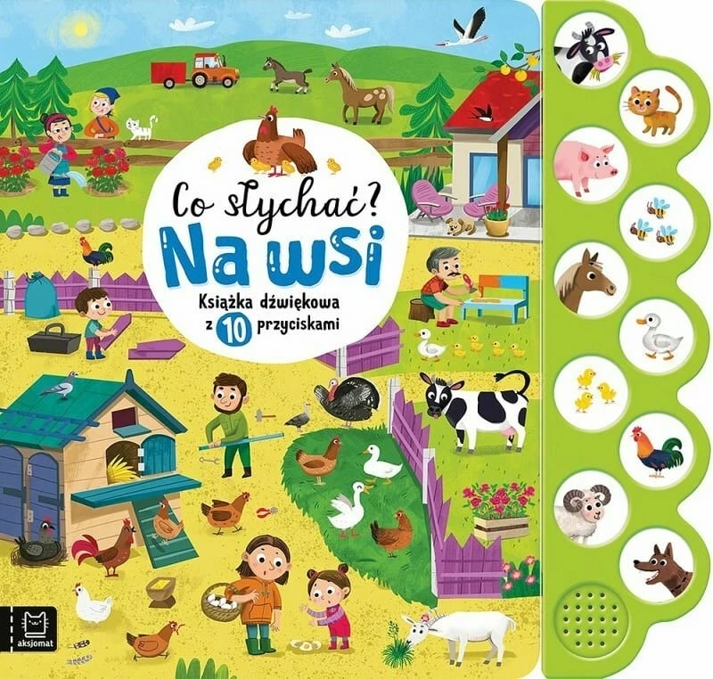 Libër zanor edukativ për fëmijë, 10 tinguj, jeta në fshat