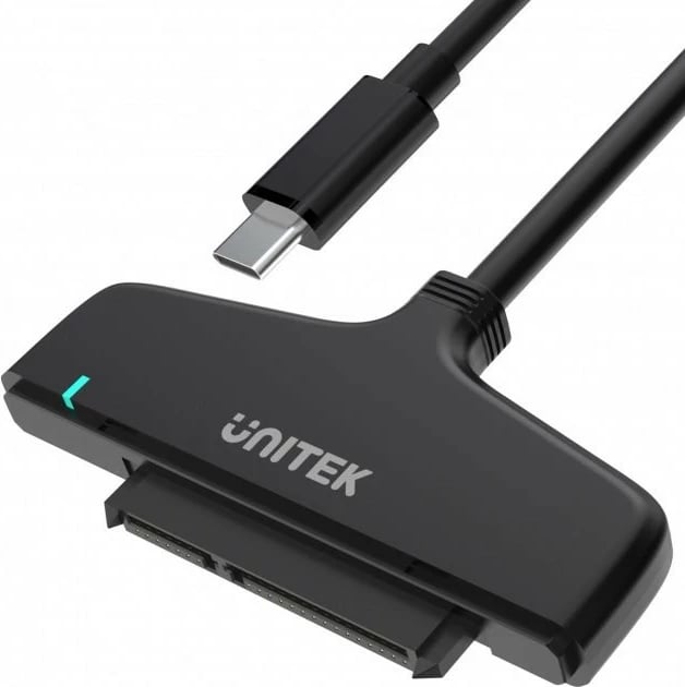 Adapter Unitek Y-1096A USB-C në SATA III, për HDD/SSD 2.5", i zi