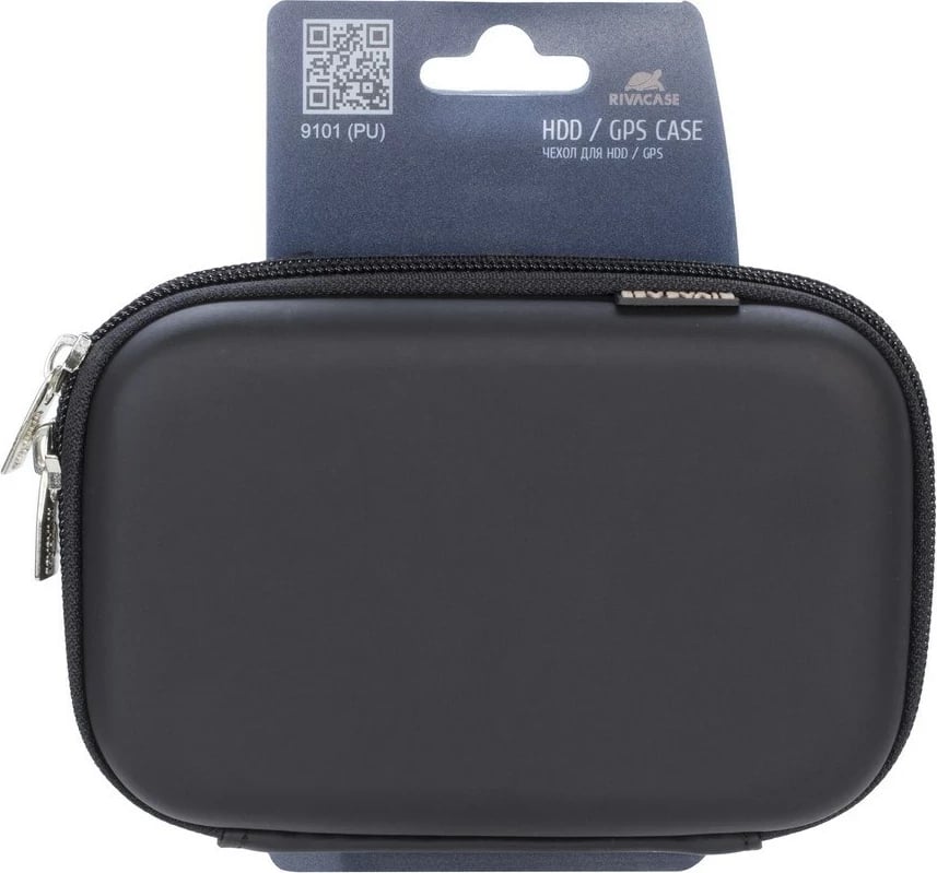 Mbështjellës RivaCase 9101 për HDD/GPS, 10.9 cm (4.3"), Poliestër/Poliuretan, Zi
