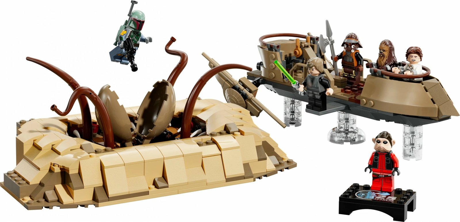 Set ndërtimi LEGO Star Wars 75396 Desert Skiff & Sarlacc Pit, 558 pjesë, shumëngjyrësh