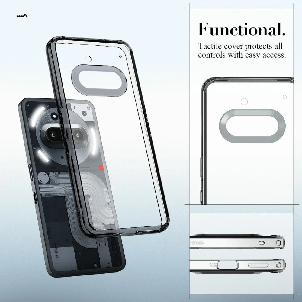 Mbështjellës Spigen Ultra Hybrid për Nothing Phone 3A, Transparent