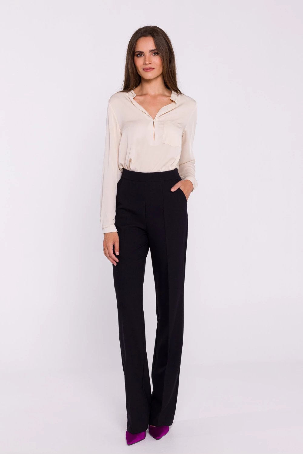 Pantallona femra Stylove 200373, të zeza