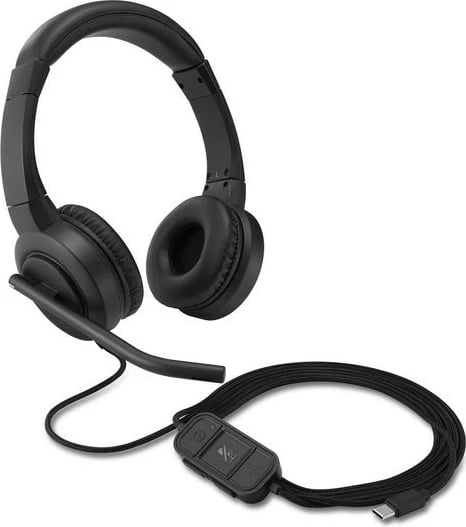 Kufje Kensington H1000 me mikrofon, USB-C, të zeza