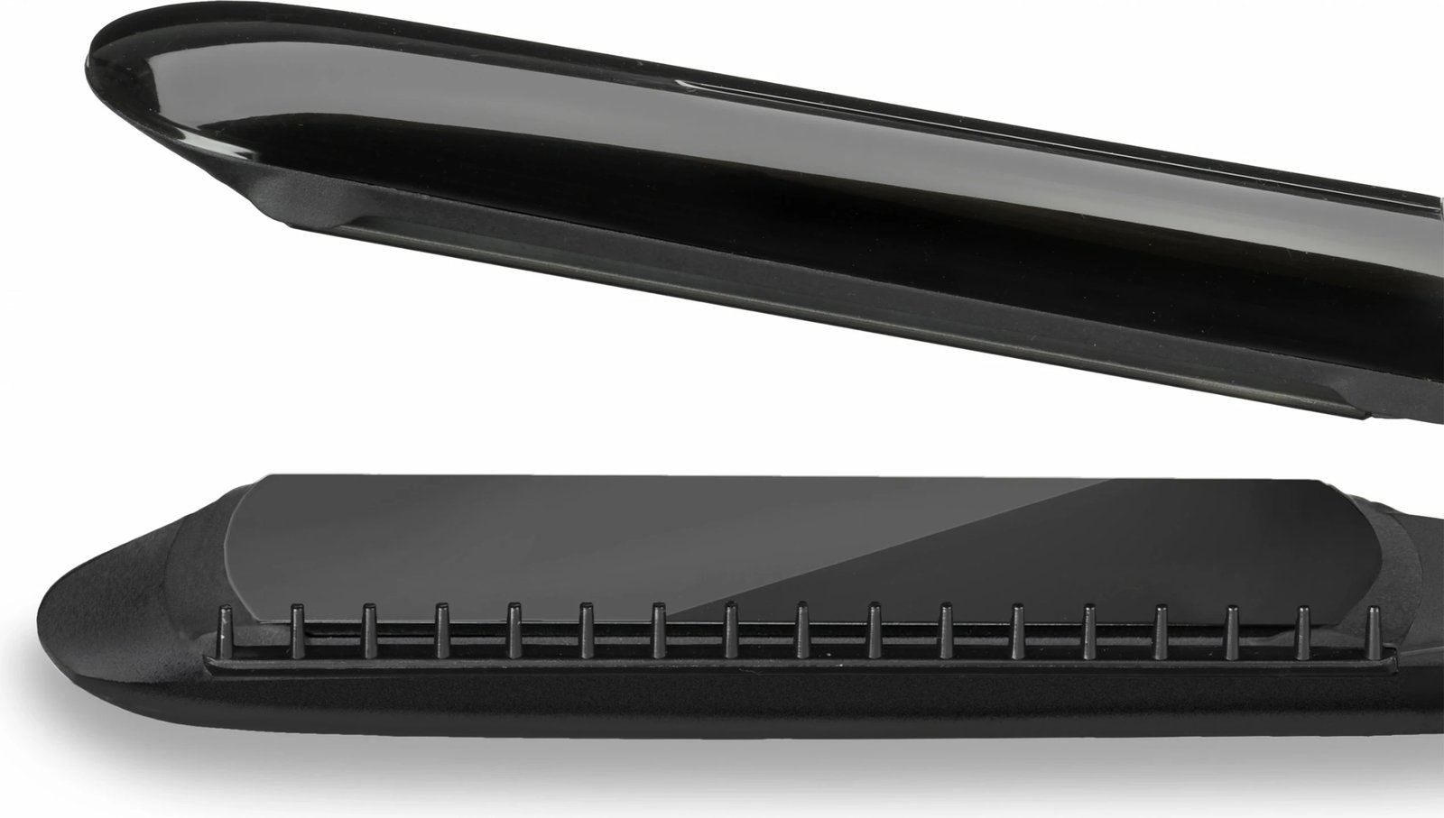 Hekur flokësh BaByliss ST397E Sleek Control Wide, jonizues, i zi