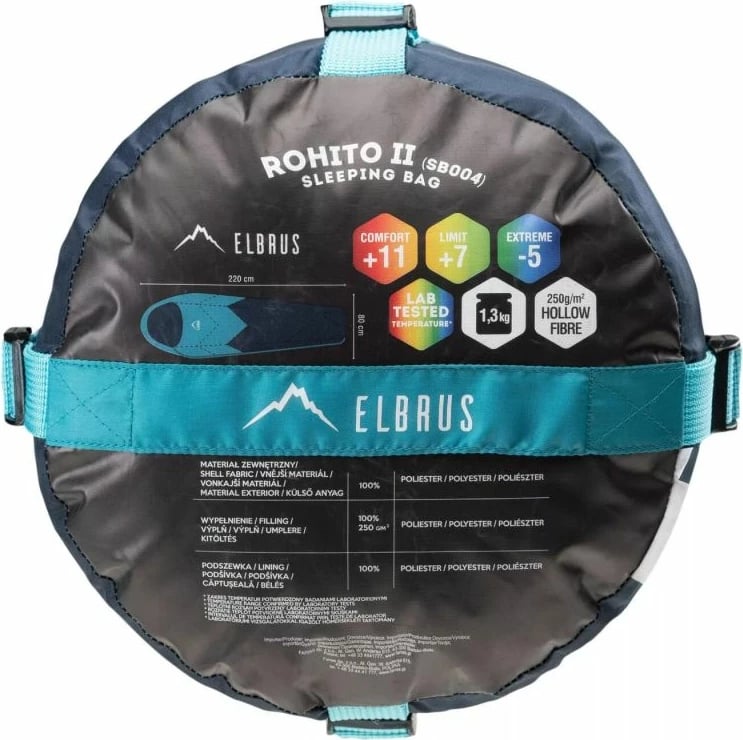 Thes gjumi për turizëm Elbrus, blu marine