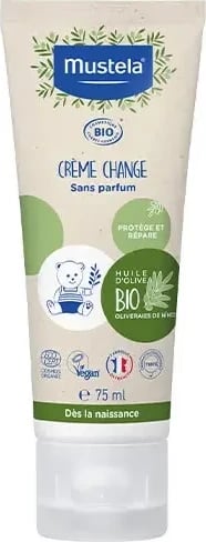 Krem për ndërrimin e pelenave Mustela Organic 75ml