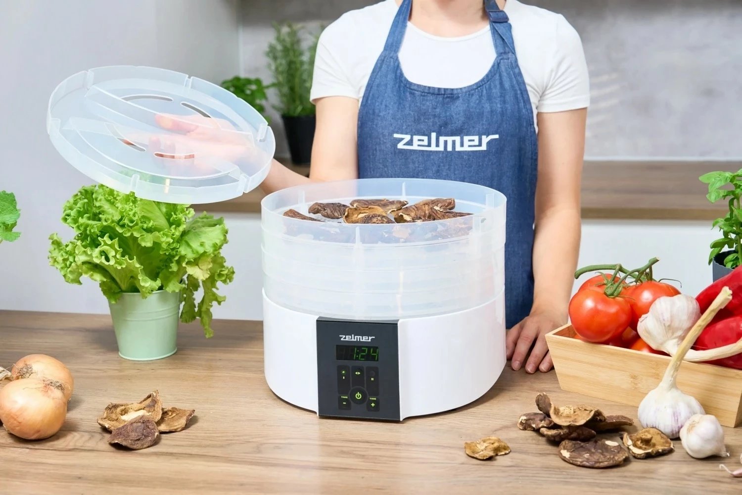 Tharëse ushqimi Zelmer ZFD2020, e bardhë