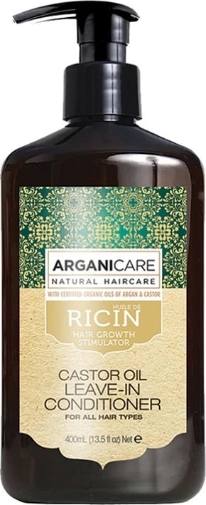 Balsam pa shpëlarje për femra Arganicare Ricin, 400ml