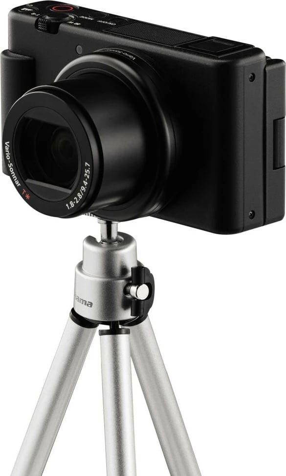 Tripod mini 2-në-1 Hama Fancy 4666 për smartphone dhe kamera, argjend