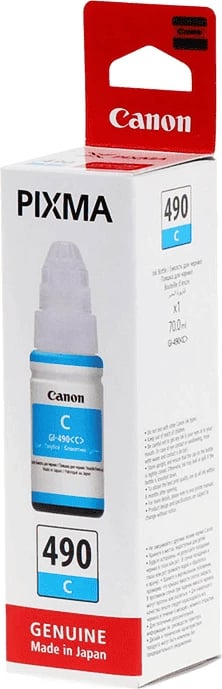 shishe boje printeri, Canon, GI-490C / 0664C001, cian