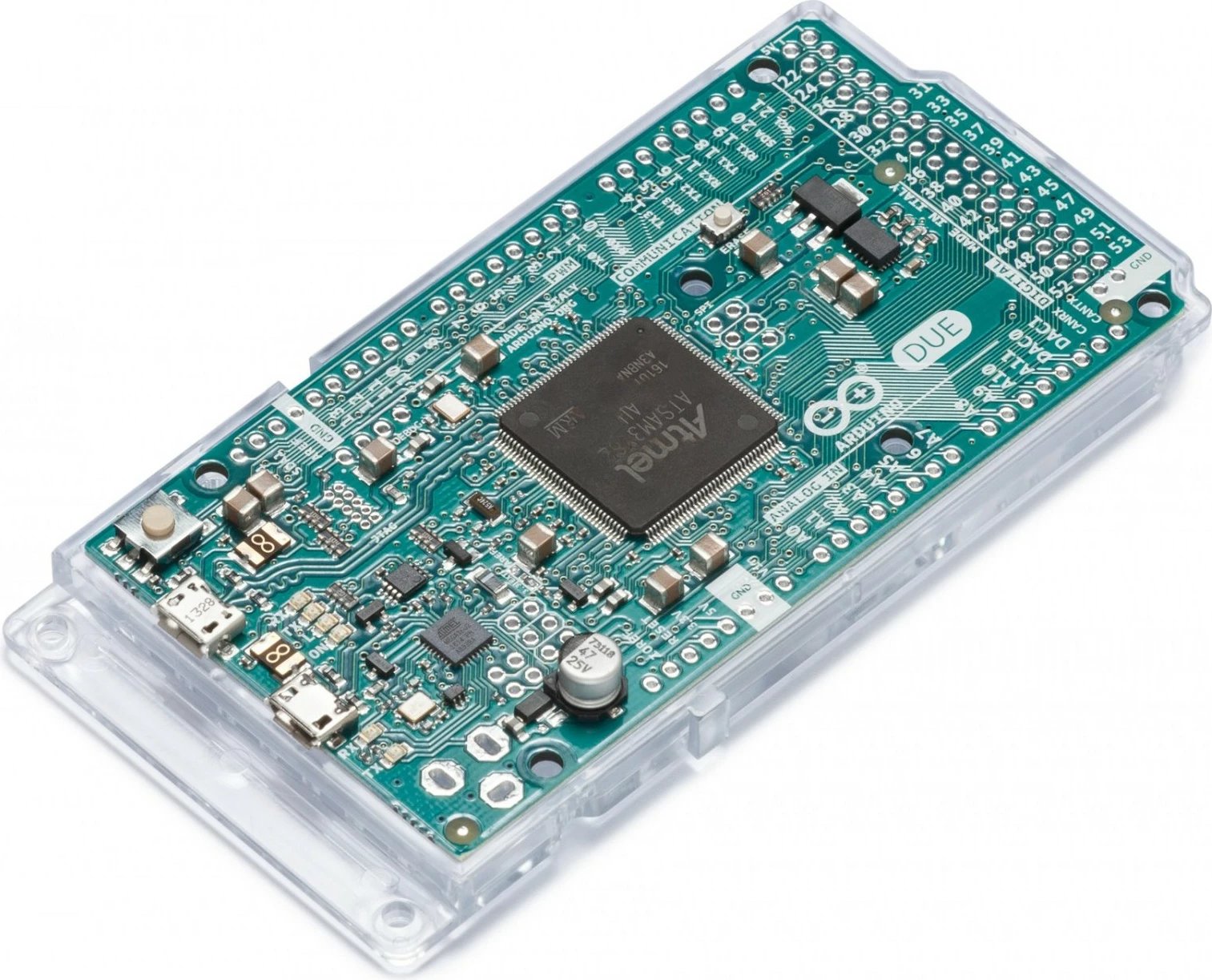 Pllakë amë Arduino Due, 84 MHz, 0.512 MB, 96 KB, 3.3 V