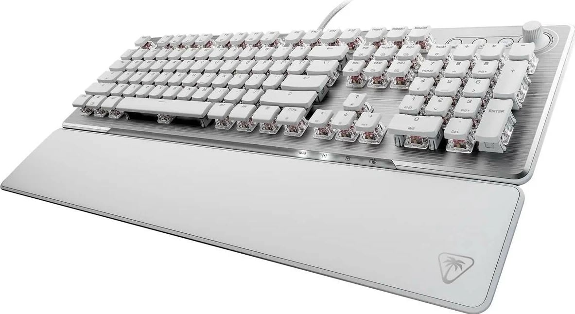Tastierë Turtle Beach Vulcan II, e bardhë, mekanike, RGB