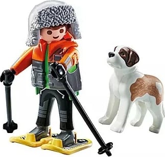 Set lodrash Playmobil My Life 71741, snowboarder me qen Bernard, 8 pjesë