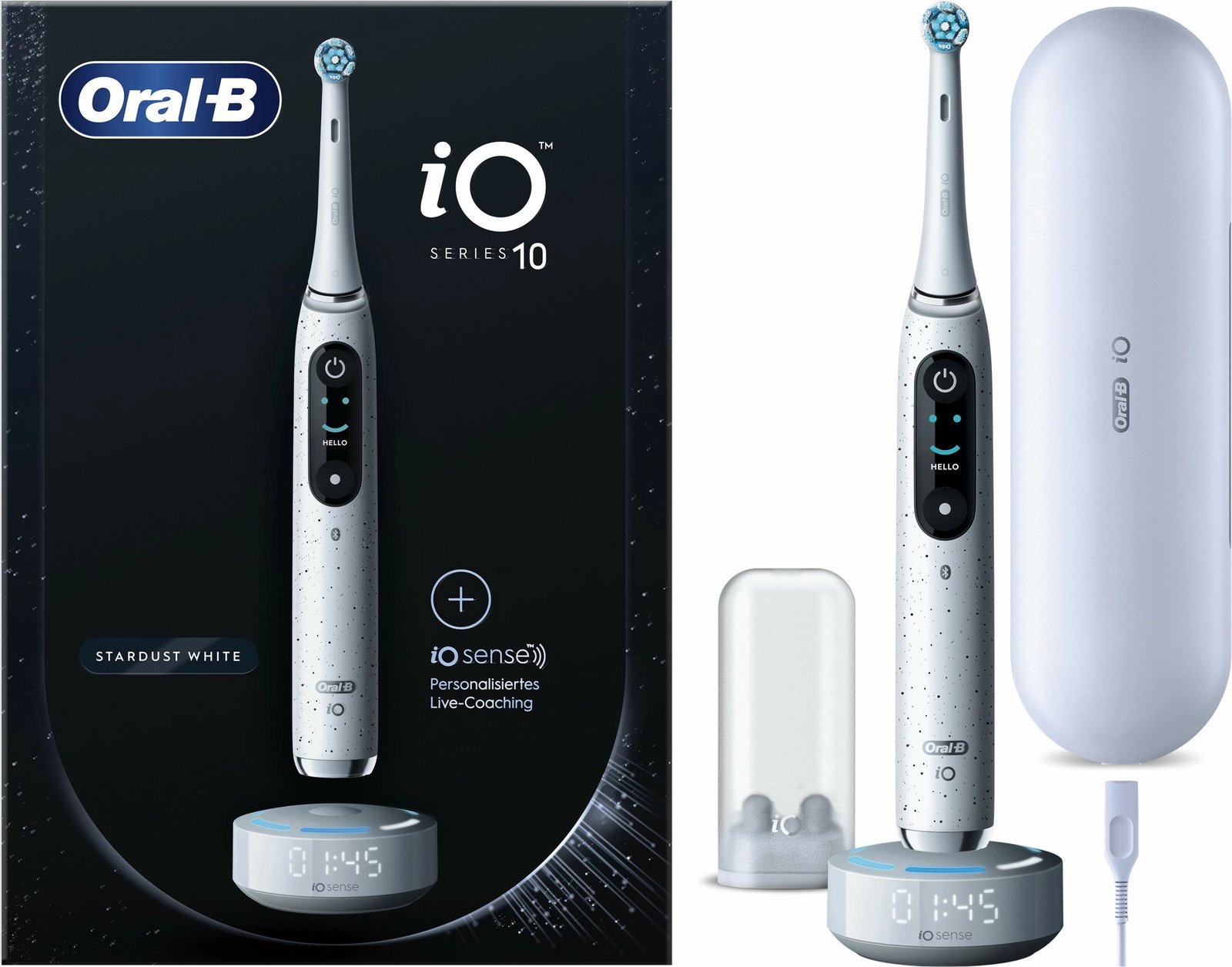 Furçë dhëmbësh elektrike Oral-B iO Series 10, për të rritur, e bardhë