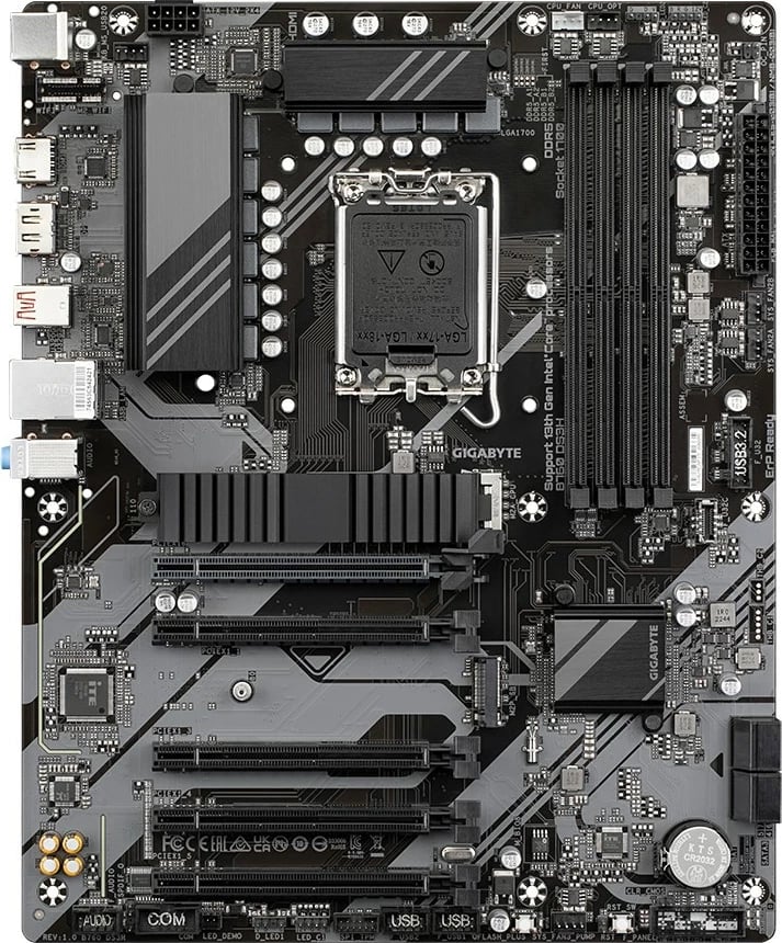 Pllakë amë Gigabyte B760 DS3H, mbështet Intel Core CPUs të gjeneratës 14