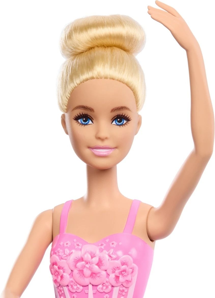 Kukull Barbie balerinë Mattel HRG33/HRG34, flokë të verdha, 32 cm, rozë