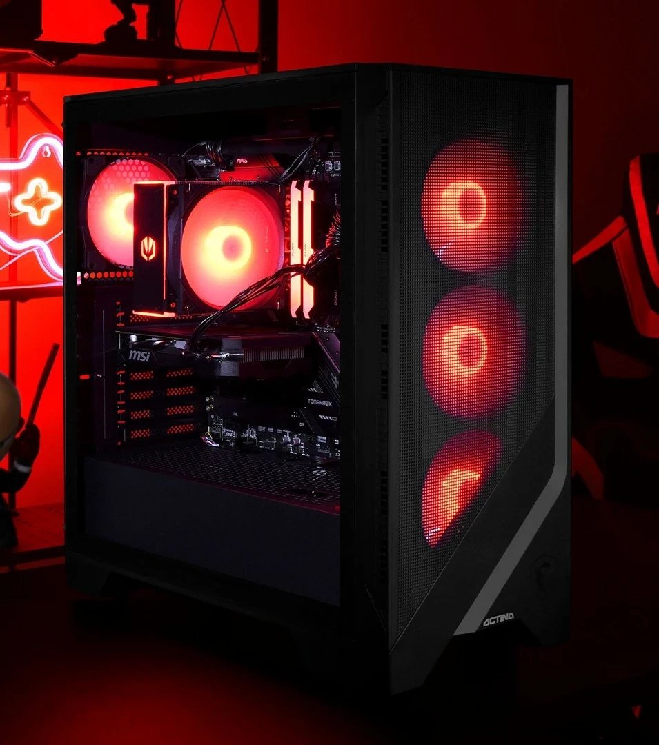 Kompjuter Actina, AMD Ryzen 7, 32GB RAM, 1TB SSD, NVIDIA GeForce RTX 4060 TI