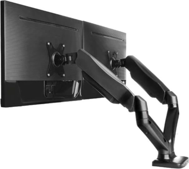 Mbajtës monitori Acer ICY BOX IB-MS304-T, për 2 monitorë, kapëse tavoline, deri 27 inç, e zezë