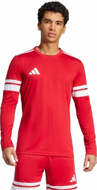 Fanellë me mëngë të gjata për meshkuj adidas, e kuqe