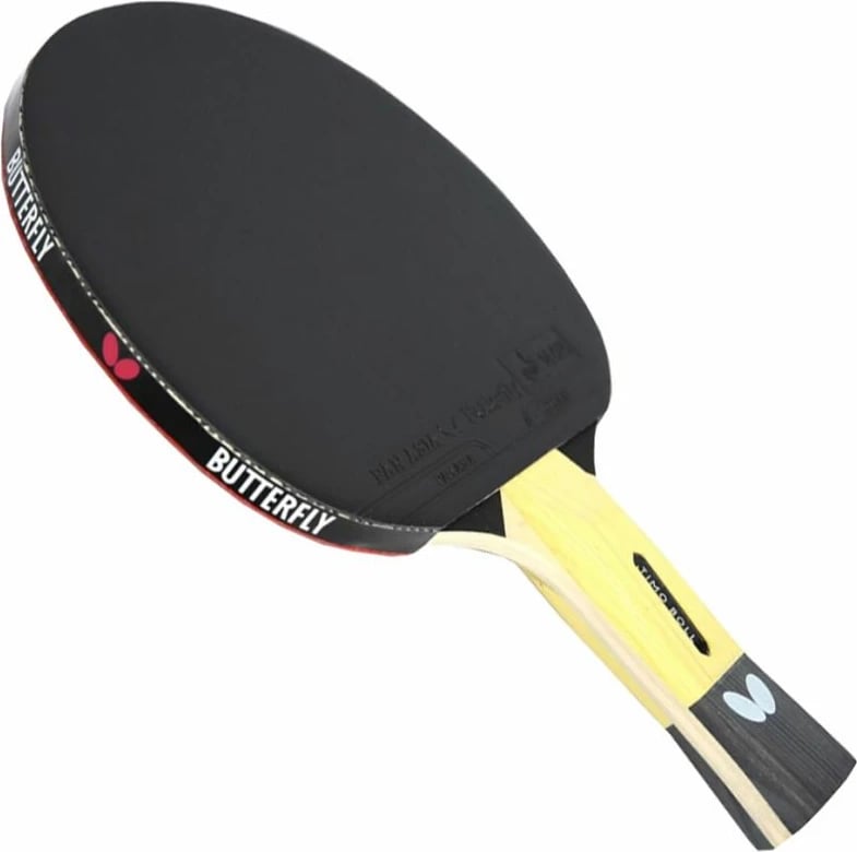 Reket ping pongu Butterfly, uniseks, i kuq dhe i zi