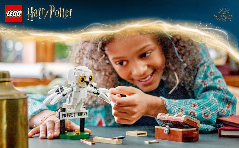 Set ndërtimi LEGO Harry Potter Hedwig 76425, 337 pjesë, multikolor