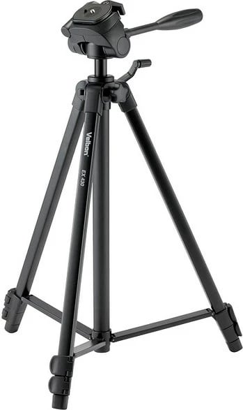 Tripod Velbon EX-430, Universal, 3 këmbë, Alumini, i Zi