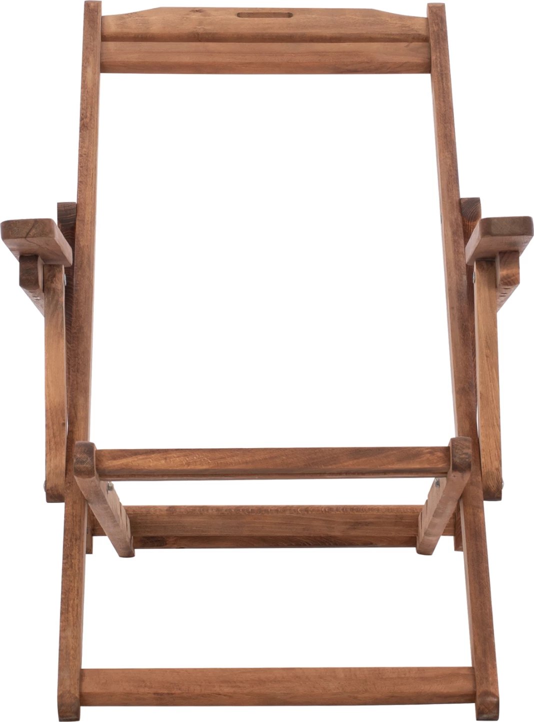 Karrige lounge Limnos me krah, ngjyrë arre, FH5799.01, 62.5x97x105 cm