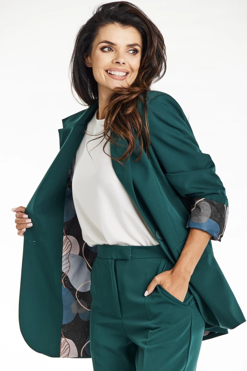 Jakne awama model 200567, e gjelbër