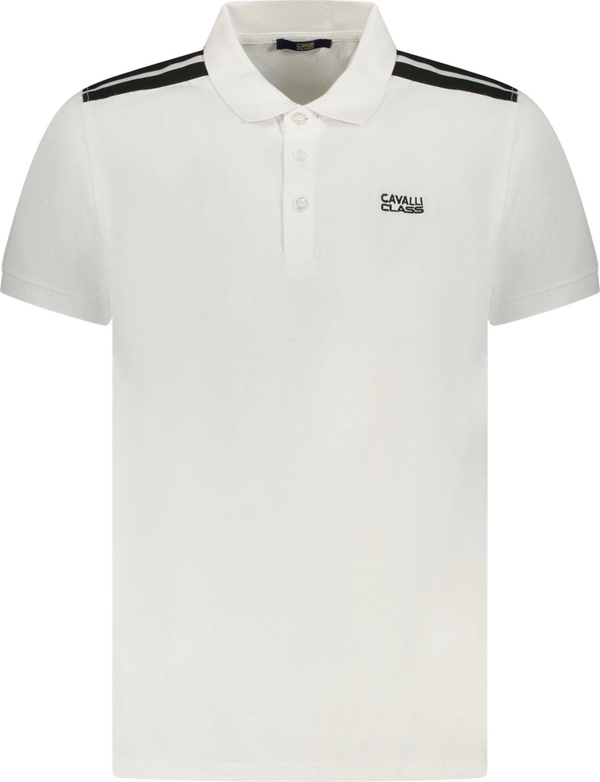 Maicë polo Cavalli Class për meshkuj, e bardhë