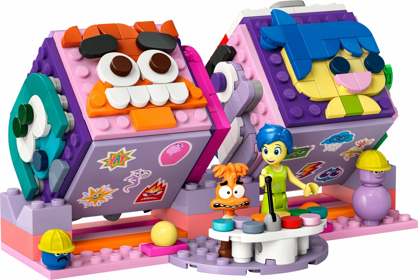 Set ndërtimi LEGO Disney Pixar 43248, Inside Out 2, shumëngjyrësh