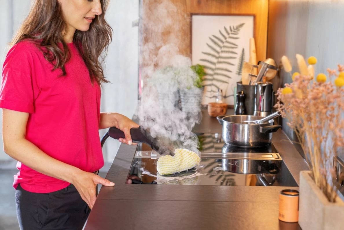 Set mbulesash për grykë dore, Karcher 2.863-344.0, mikrofiber, kompatibile me SC 1–SC 5, 2 copë, bardhë/verdhe