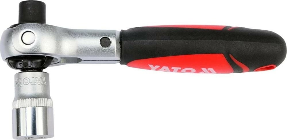 Çelës ratchet YATO YT-03311, 1/4", 72 dhëmbë, i kuq/ zi