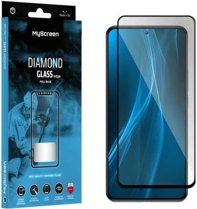 Xham mbrojtës MyScreen Diamond Glass Edge për Xiaomi 15, i zi