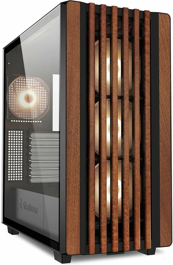 Kasë Sharkoon Rebel C70G RGB midi tower, e zezë