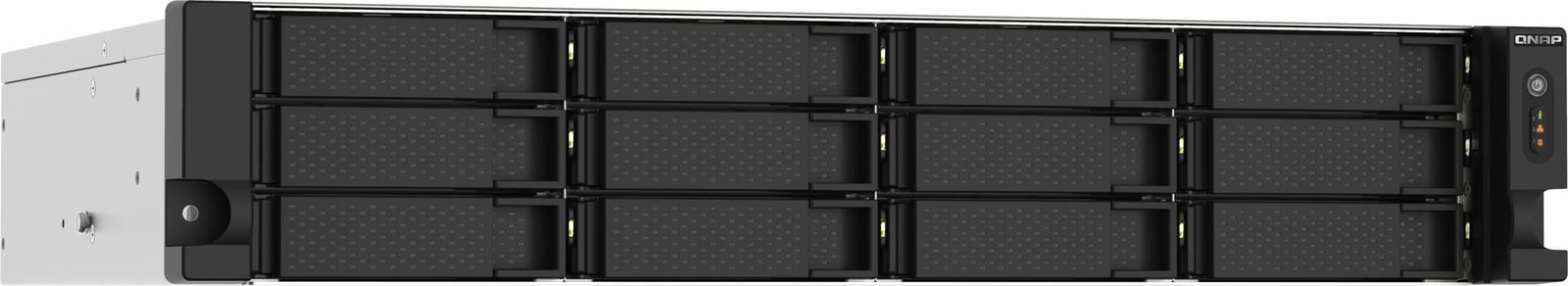 NAS QNAP 12-bay rackmount Ryzen V1500B 8GB DDR4 2x2.5GbE