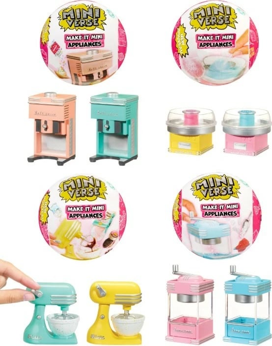 Figurinë lodër Mini Universe Mini Appliances S2, MGA, 1 copë, plastikë, modele të ndryshme