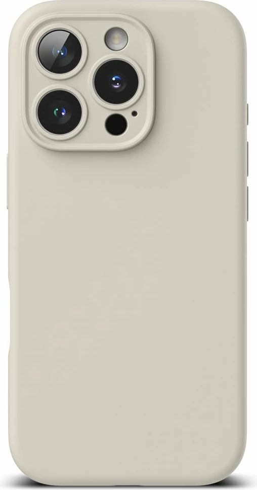 Mbështjellës Ringke Silicone MagSafe për iPhone 16 Pro, Bezhe