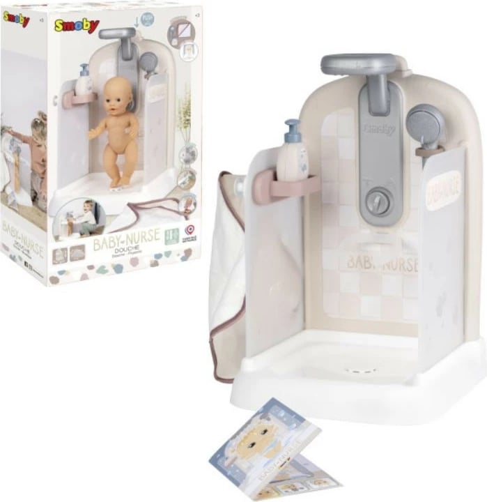 Dush këndi për kukulla Smoby Baby Nurse, krem
