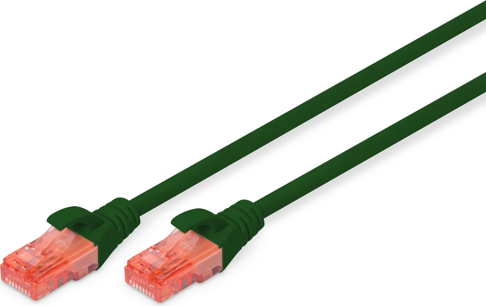 Kabllo rrjeti Digitus CAT 6, 10m, U/UTP, RJ-45, e gjelbër
