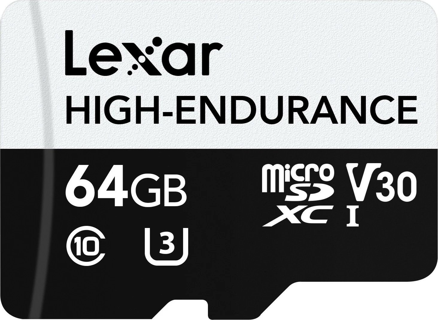 Kartelë memorie microSD Lexar High Endurance 64GB, SDXC, UHS-I, V30