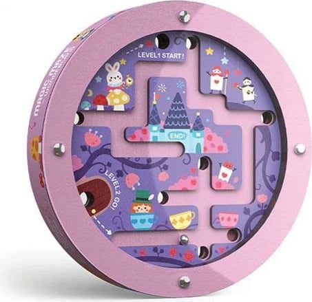 Labirint magnetik Mideer Wonderland, Ø11.2cm, për fëmijë mbi 3 vjeç