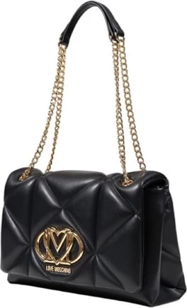 Çantë Love Moschino, femra, e zezë Çantë Love Moschino, femra, e zezë